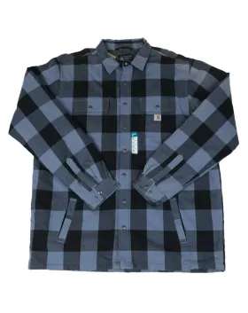 CAZADORA OVERSHIRT CARHARTT HOMBRE AZUL GRIS Y NEGRO