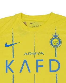 CAMISETA DE FÚTBOL AL-NASSR NIKE UNISEX AMARILLO