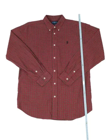 CAMISA DE CUADROS RALPH LAUREN HOMBRE ROJO TARTÁN