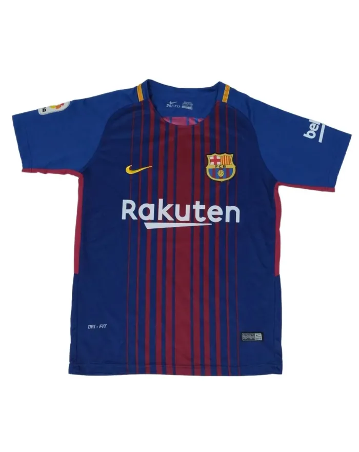 CAMISETA FC BARCELONA 2017/2018 NIKE UNISEX AZUL Y GRANA