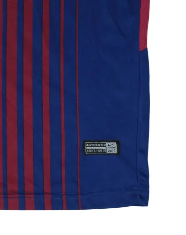 CAMISETA FC BARCELONA 2017/2018 NIKE UNISEX AZUL Y GRANA