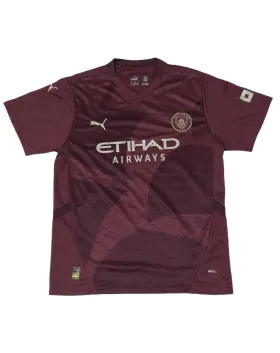 CAMISETA DE FÚTBOL MANCHESTER CITY PUMA GRANATE