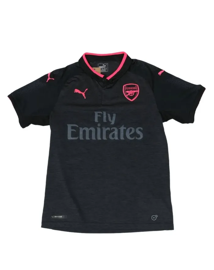 CAMISETA DE FÚTBOL ARSENAL FC PUMA NEGRA Y FUCSIA