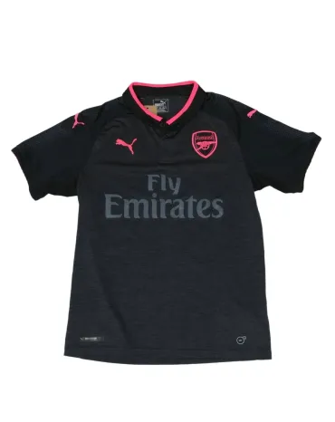 CAMISETA DE FÚTBOL ARSENAL FC PUMA NEGRA Y FUCSIA