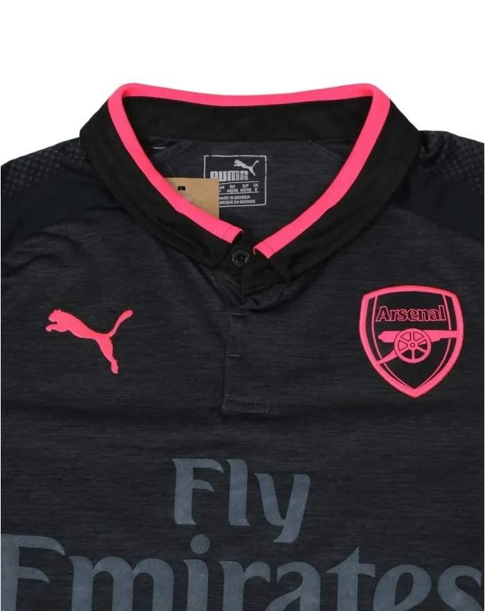 CAMISETA DE FÚTBOL ARSENAL FC PUMA NEGRA Y FUCSIA