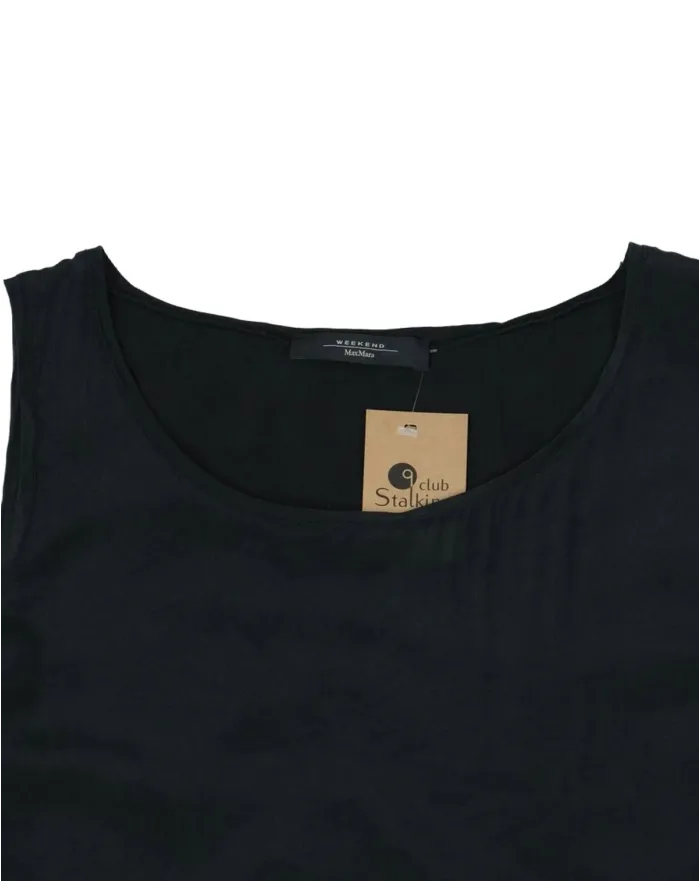 CAMISETA MAXMARA SIN MANGAS MUJER NEGRO