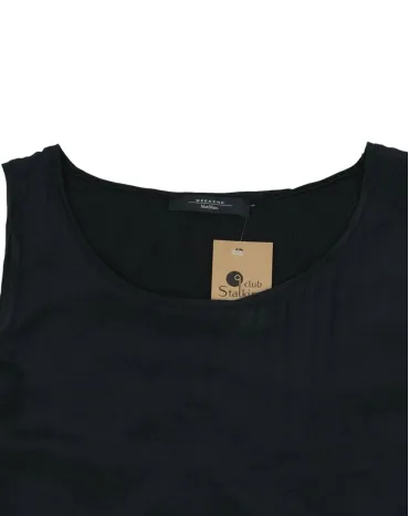 CAMISETA MAXMARA SIN MANGAS MUJER NEGRO