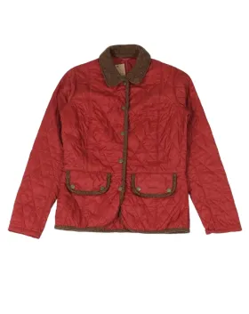 CHAQUETA BARBOUR ACOLCHADA MUJER ROJO