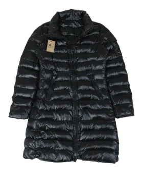 ABRIGO MONCLER ACOLCHADO LARGO MUJER NEGRO