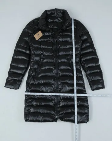 ABRIGO MONCLER ACOLCHADO LARGO MUJER NEGRO