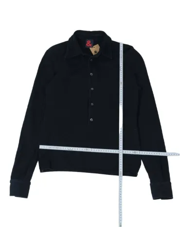 POLO DOLCE & GABBANA MANGA LARGA NEGRO