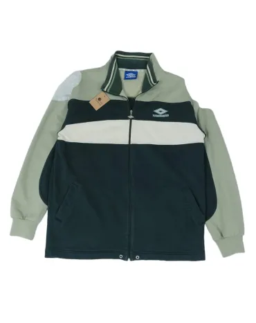 CHAQUETA TRACK UMBRO UNISEX VERDE OSCURO