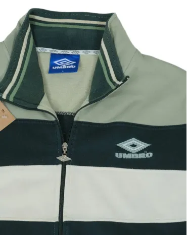 CHAQUETA TRACK UMBRO UNISEX VERDE OSCURO