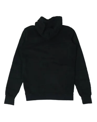 SUDADERA DIESEL CON CAPUCHA CREMALLERA UNISEX NEGRA