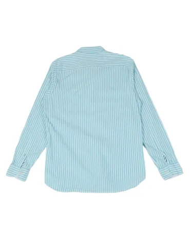 CAMISA TOMMY HILFIGER HOMBRE AZUL CLARO RAYAS BLANCAS