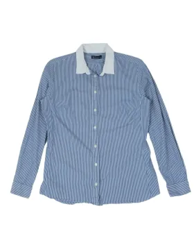 CAMISA GAP MUJER AZUL Y BLANCO