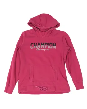 SUDADERA CON CAPUCHA CHAMPION UNISEX ROSA FUCSIA