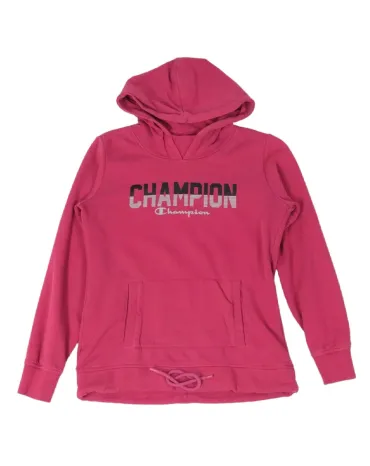SUDADERA CON CAPUCHA CHAMPION UNISEX ROSA FUCSIA