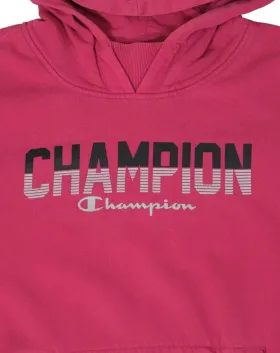 SUDADERA CON CAPUCHA CHAMPION UNISEX ROSA FUCSIA