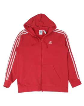 SUDADERA CON CAPUCHA ADIDAS UNISEX ROJO