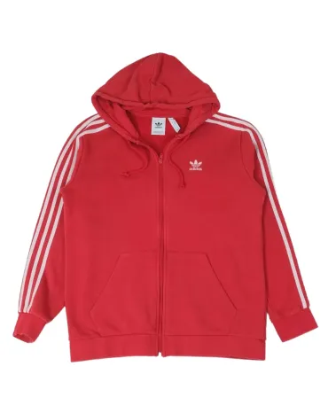 SUDADERA CON CAPUCHA ADIDAS UNISEX ROJO