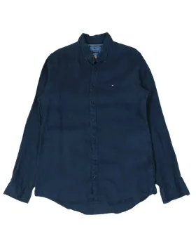 CAMISA TOMMY HILFIGER HOMBRE AZUL MARINO