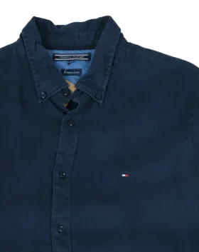 CAMISA TOMMY HILFIGER HOMBRE AZUL MARINO