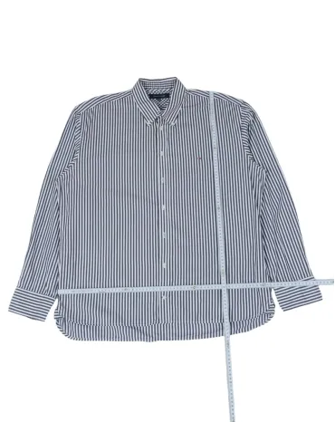 CAMISA TOMMY HILFIGER HOMBRE AZUL MARINO Y BLANCO