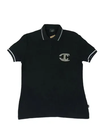 POLO JUST CAVALLI MUJER NEGRO