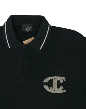 POLO JUST CAVALLI MUJER NEGRO