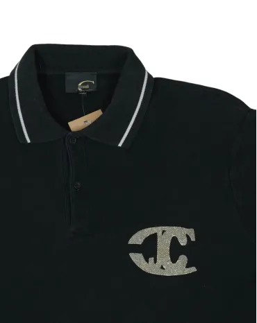 POLO JUST CAVALLI MUJER NEGRO
