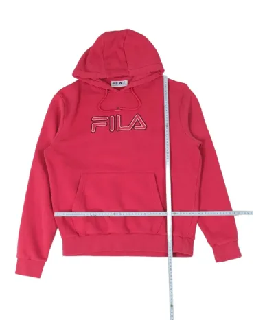 SUDADERA CON CAPUCHA FILA UNISEX ROSA FUCSIA