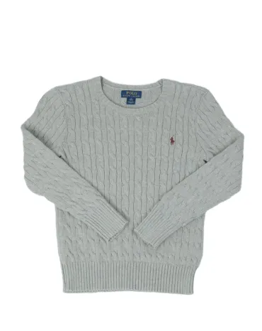 JERSEY POLO RALPH LAUREN UNISEX GRIS CLARO