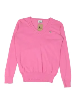 JERSEY LACOSTE MUJER ROSA