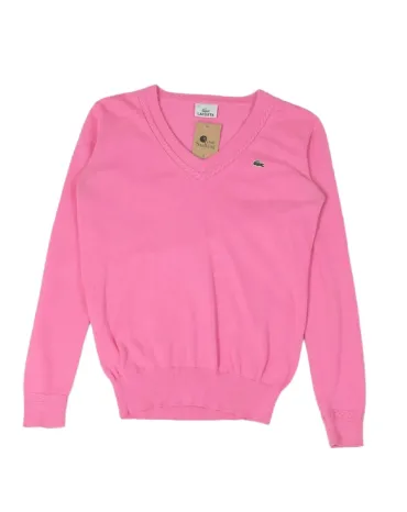 JERSEY LACOSTE MUJER ROSA