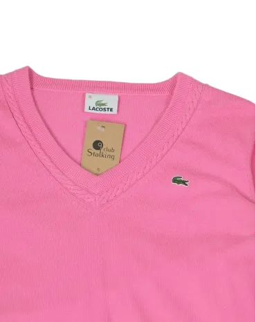 JERSEY LACOSTE MUJER ROSA