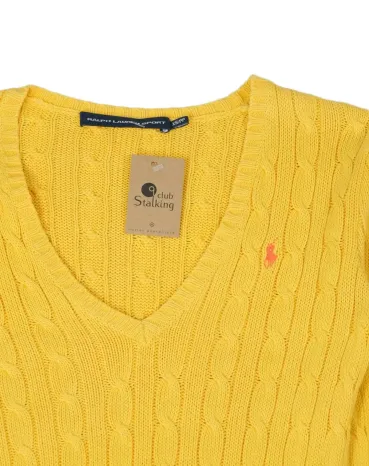 JERSEY CUELLO V RALPH LAUREN MUJER AMARILLO
