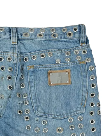 BERMUDA VAQUERA DOLCE & GABBANA MUJER AZUL CLARO