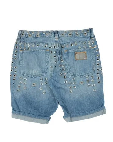 BERMUDA VAQUERA DOLCE & GABBANA MUJER AZUL CLARO