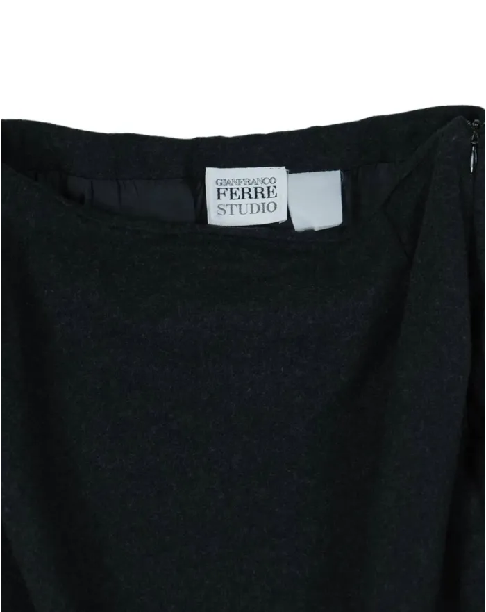 VESTIDO GIANFRANCO FERRE MUJER GRIS OSCURO