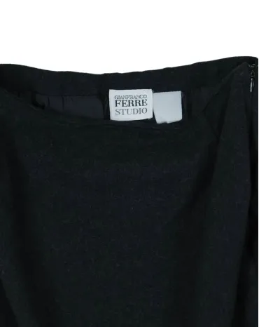 VESTIDO GIANFRANCO FERRE MUJER GRIS OSCURO