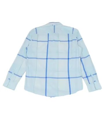 CAMISA BOSS HOMBRE BLANCO Y AZUL