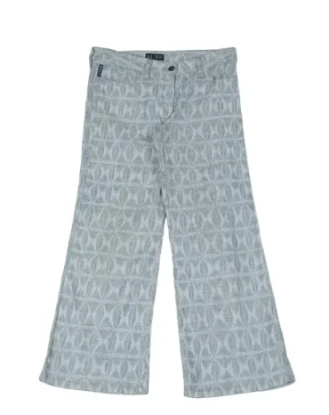 PANTALÓN FLARE ARMANI JEANS MUJER GRIS CLARO