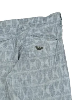 PANTALÓN FLARE ARMANI JEANS MUJER GRIS CLARO