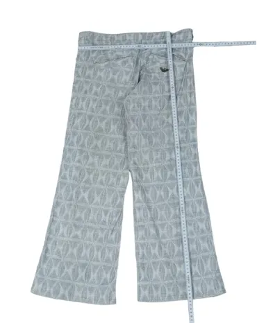 PANTALÓN FLARE ARMANI JEANS MUJER GRIS CLARO