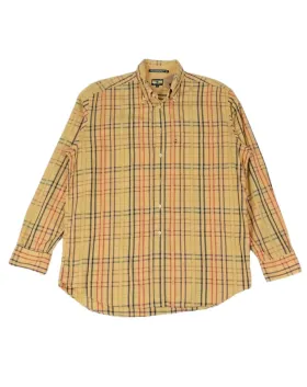 CAMISA HOMBRE NAVIGARE AMARILLO A CUADROS