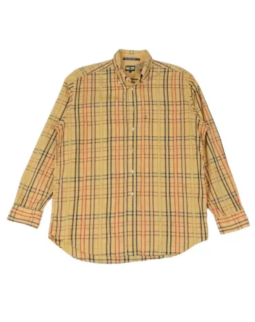 CAMISA HOMBRE NAVIGARE AMARILLO A CUADROS