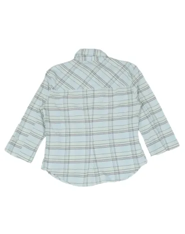 CAMISA DIESEL DE CUADROS MUJER BLANCO