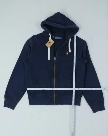 SUDADERA CON CREMALLERA POLO RALPH LAUREN UNISEX AZUL MARINO
