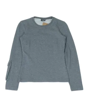 JERSEY MANGA LARGA D&G MUJER GRIS